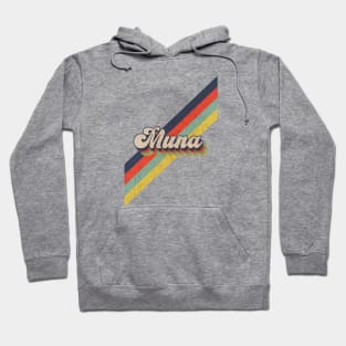 retro vintage color Muna Hoodie